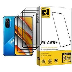 Randika Glass MIX004 Screen Protector For Xiaomi Poco F3 Pack Of 4