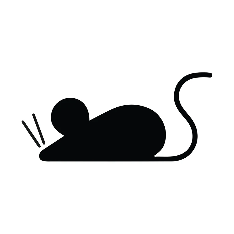 برچسب لپ تاپ پویا مارکت طرح موش کد 870