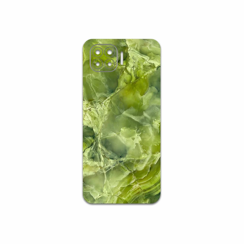 برچسب پوششی ماهوت مدل Green-Crystal-Marble مناسب برای گوشی موبایل اپو A93