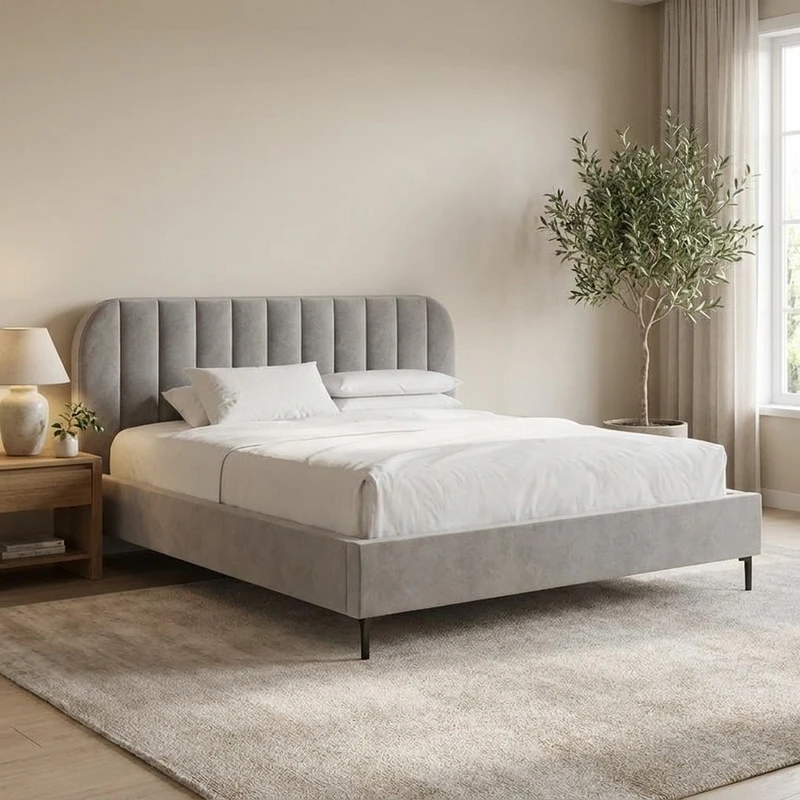 تخت خواب دو نفره مدل سام سایز 200x140 سانتی متر