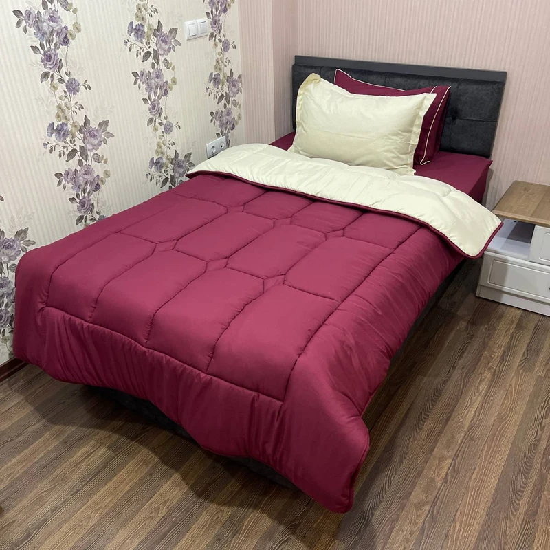 سرویس روتختی مدل تک رنگ یک نفره ۴ تکه 