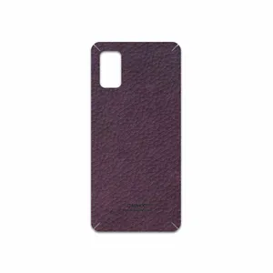 MAHOOT Purple-Leather Cover Sticker for Samsung Galaxy A41