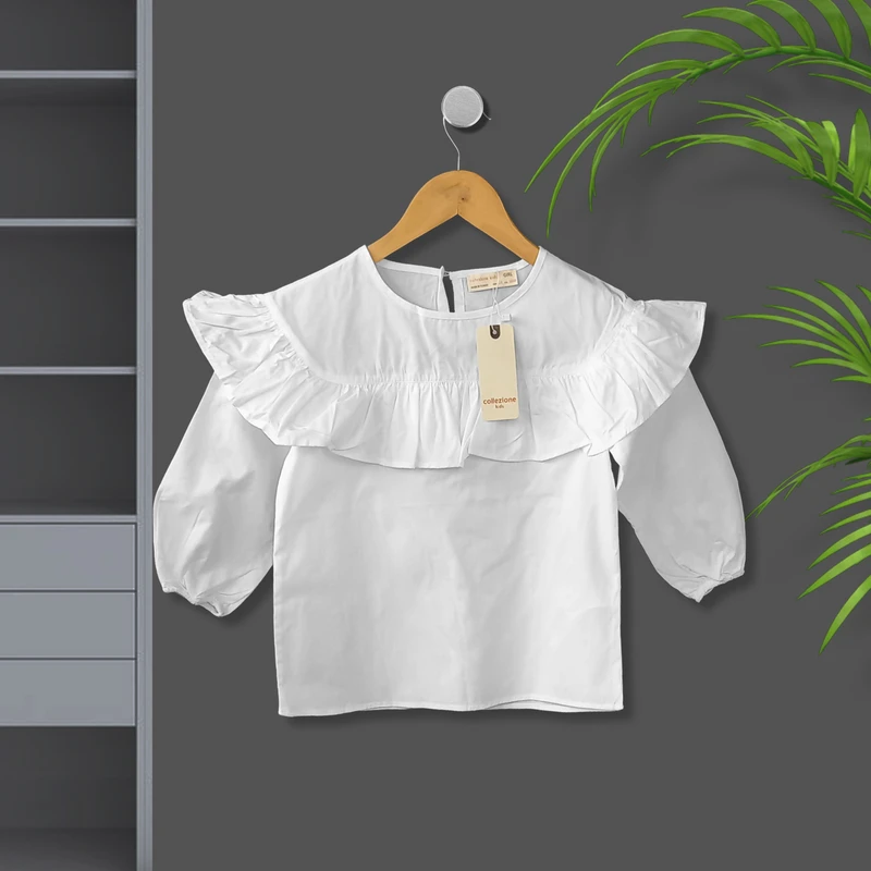 عکس شماره 3 : بلوز آستین بلند دخترانه کولزیون مدل حلزونی کد 222