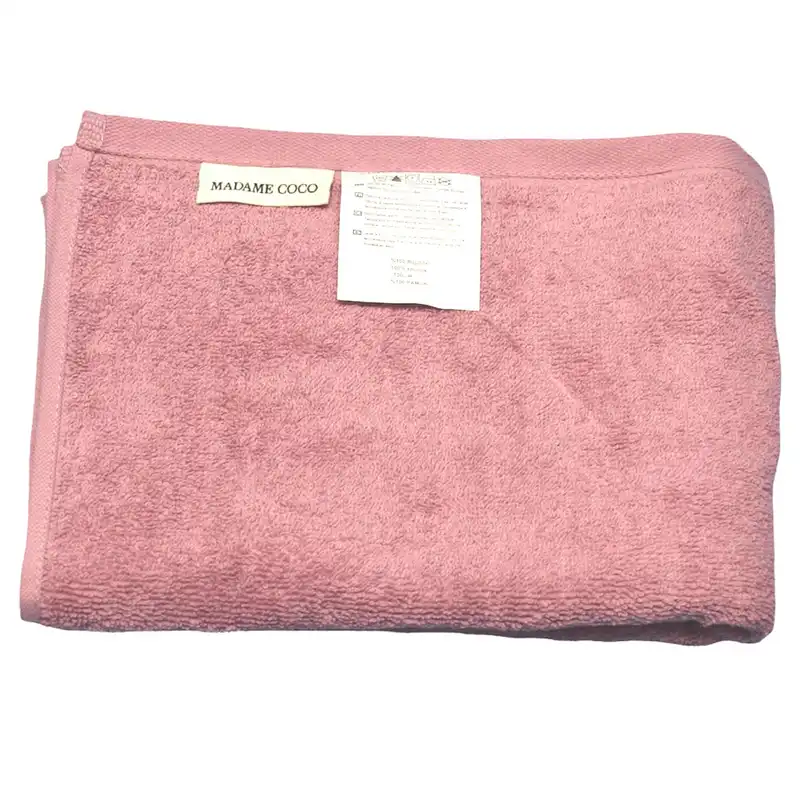 حوله دستی مادام کوکو طرح کلاسیک کد 009 سایز 80x50 سانتی متر بسته 2 عددی