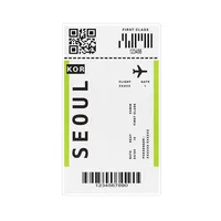 استیکر لپ تاپ ماسا دیزاین طرح SEOUL مدل STK1656
