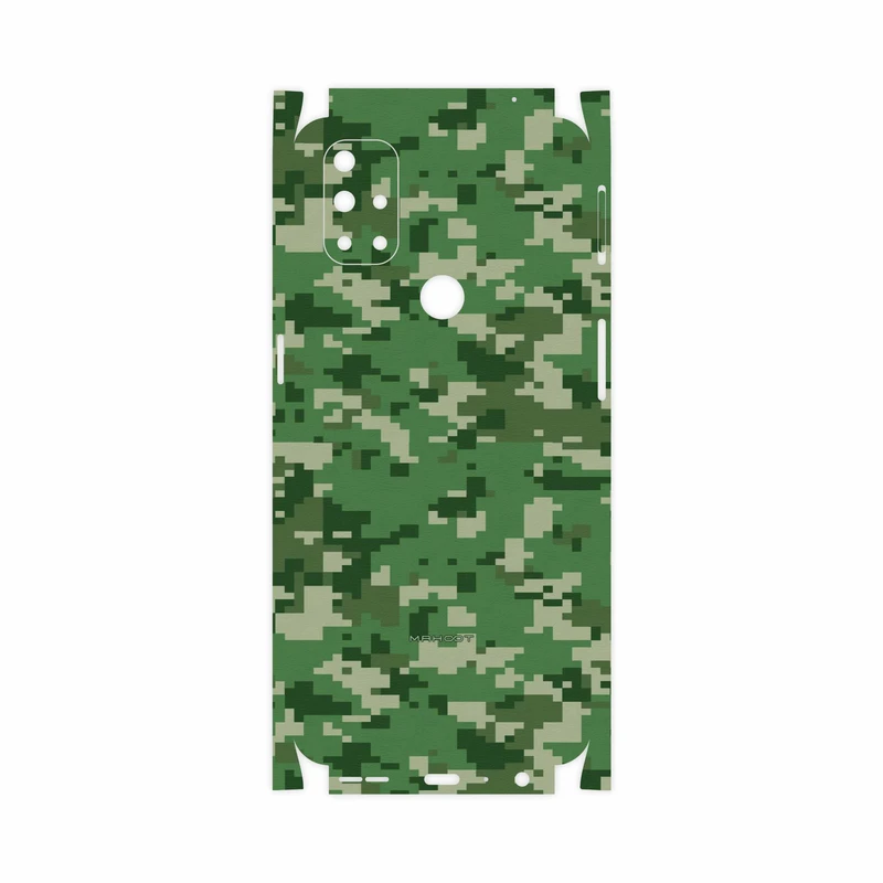 برچسب پوششی ماهوت مدل Army-Green-Pixel-FullSkin مناسب برای گوشی موبایل وان پلاس Nord N10 5G