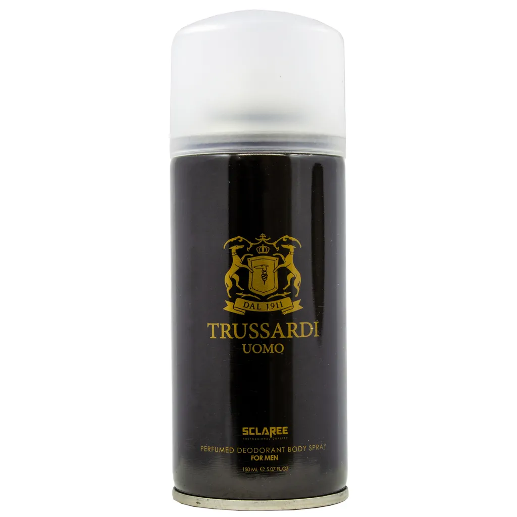 اسپری بدن مردانه اسکلاره مدل TRUSSARDI UOMO حجم 150 میلی لیتر