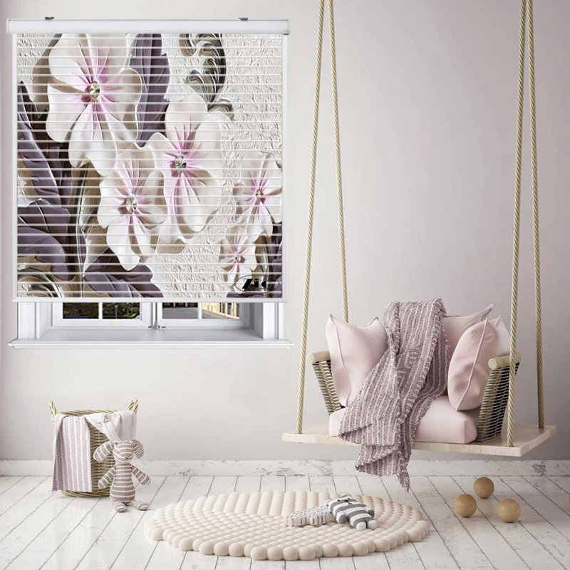  پرده زبرا زیو مدل سیلوئت 3D1446 سایز 150x150 سانتی متر