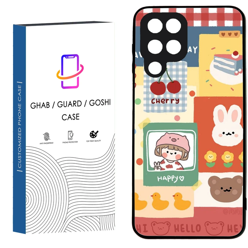 کاور قاب گارد گوشی طرح دخترانه کد 73 - TPU مناسب برای گوشی موبایل سامسونگ Galaxy A22 4G