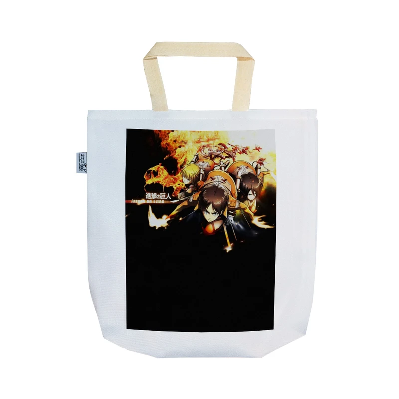 ساک خرید ترمه طراحان ایده طرح اَتک آن تایتان Attack on Titan کد strm0366 - SS