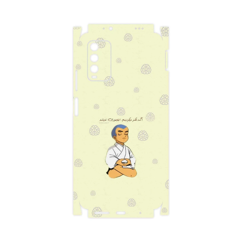 برچسب پوششی ماهوت مدل Ikkyu-san-FullSkin مناسب برای گوشی موبایل شیائومی Redmi Note 9 4G