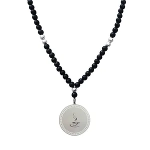 گردنبند مردانه ترمه 1 مدل نوشیدنی کد oxs1188
