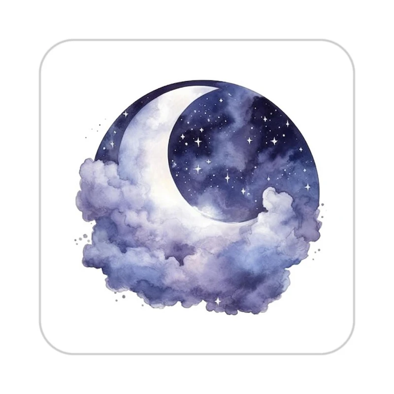 زیر لیوانی کاکتی طرح ماه و ستاره مدل mp53326