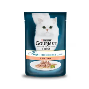 پوچ گربه گورمت مدل ماهی وزن 890 گرم