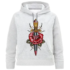 هودی دخترانه مدل شمشیر و گل W82