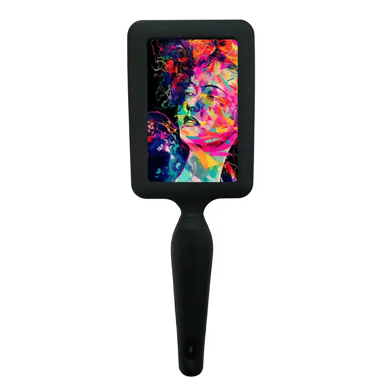 برس مو طرح انتزاعی چهره دختر مدل B1128