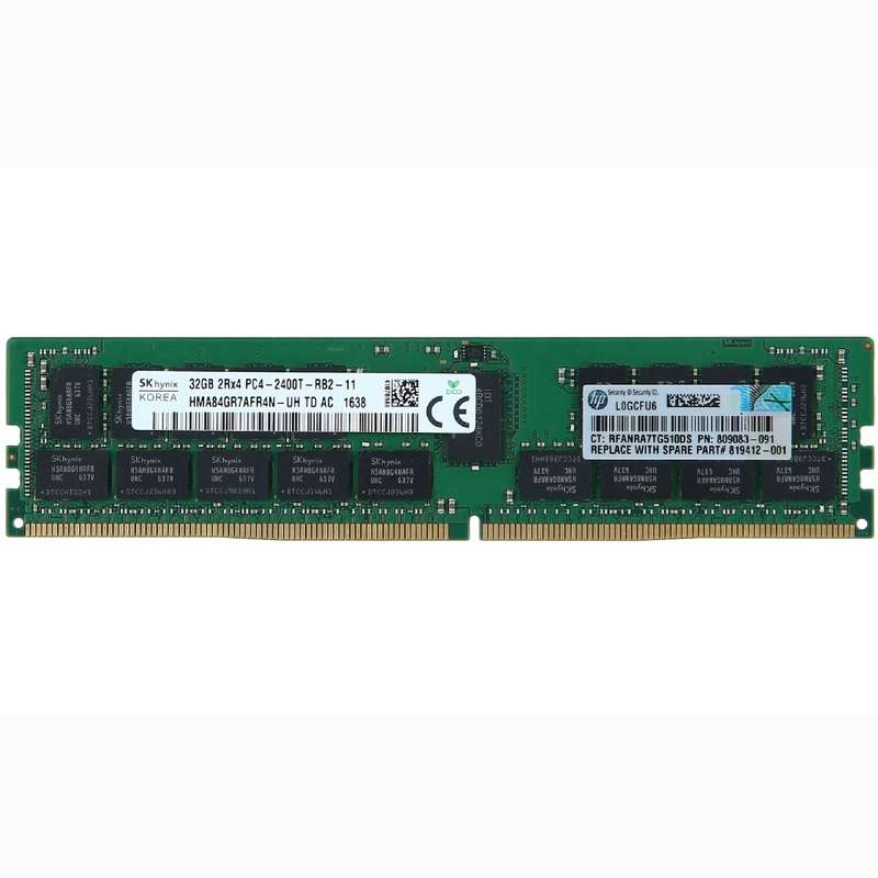 رم سرور DDR4 تک کاناله 2400 مگاهرتز اچ پی ای مدل Kit 805351-B21 ظرفیت 32 گیگابایت