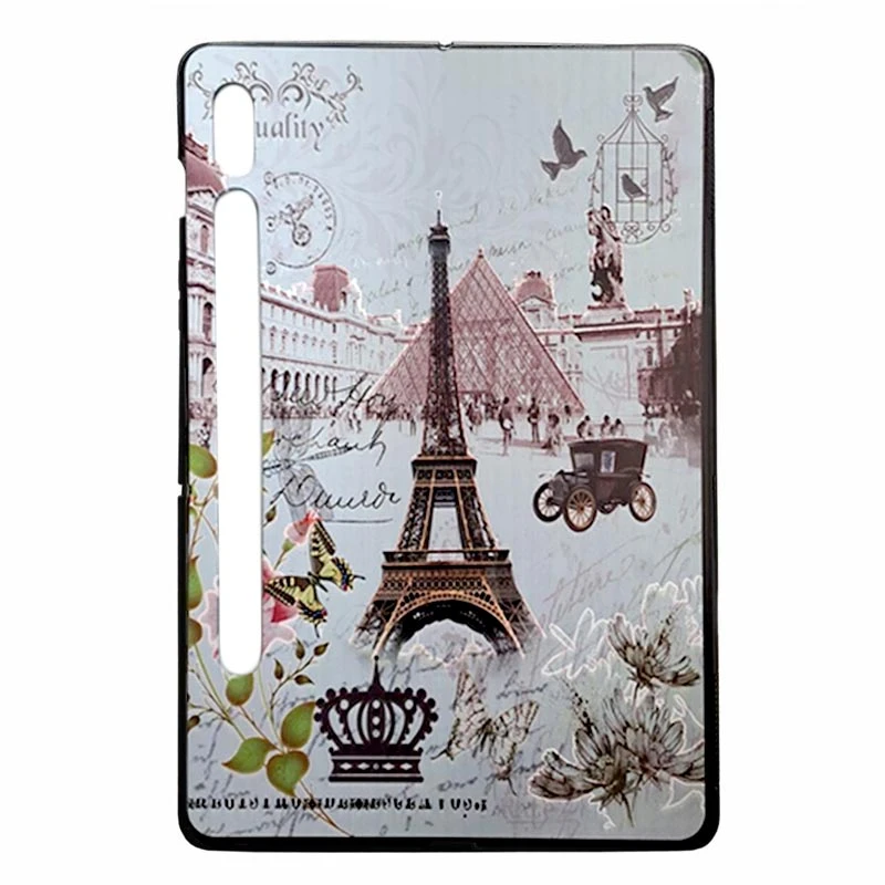 کاور مدل ژله ای طرح برج ایفل مناسب برای تبلت سامسونگ GALAXY S8 X700-X706
