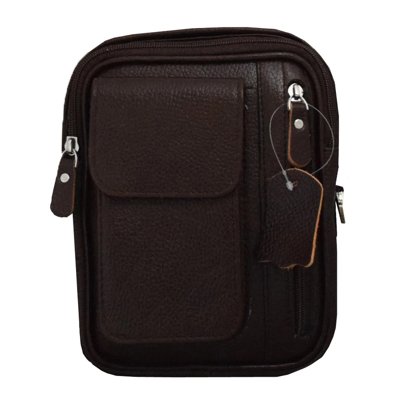 کیف رودوشی مردانه مدل چرم طبیعی کد Man-902