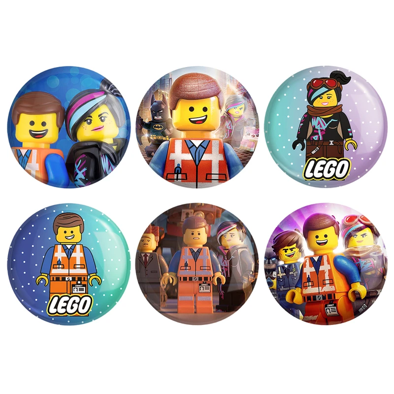مگنت خندالو طرح LEGO کد 236B مجموعه 6 عددی