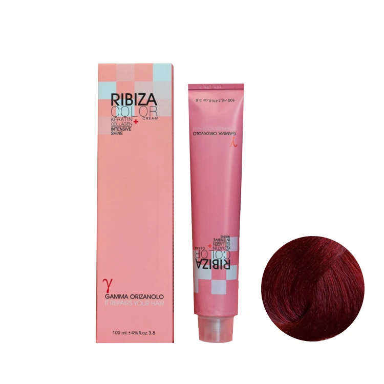 رنگ مو ریبیزا شماره 7.66 حجم 100 میلی لیتر رنگ قرمز