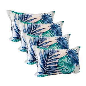 بالش طرح برگ مدل بهتا بسته 4 عددی