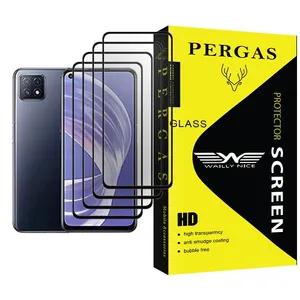 Waily Nice Pergas Glass MIX004 Screen Protector For Oppo A73 5G Pack Of 4