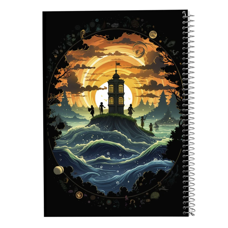 دفتر مشق 50 برگ مدوپد مدل Ghibli کد DF2400