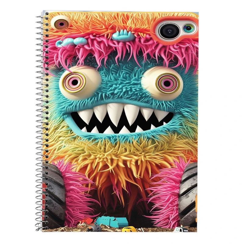 دفتر لغت 50 برگ مدوپد طرح هیولای فانتزی کد DF16738