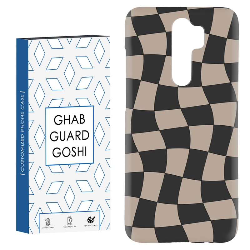 کاور قاب گارد گوشی طرح شطرنجی کد Dimo-476 مناسب برای گوشی موبایل شیائومی Redmi 9 / Redmi 9 Prime
