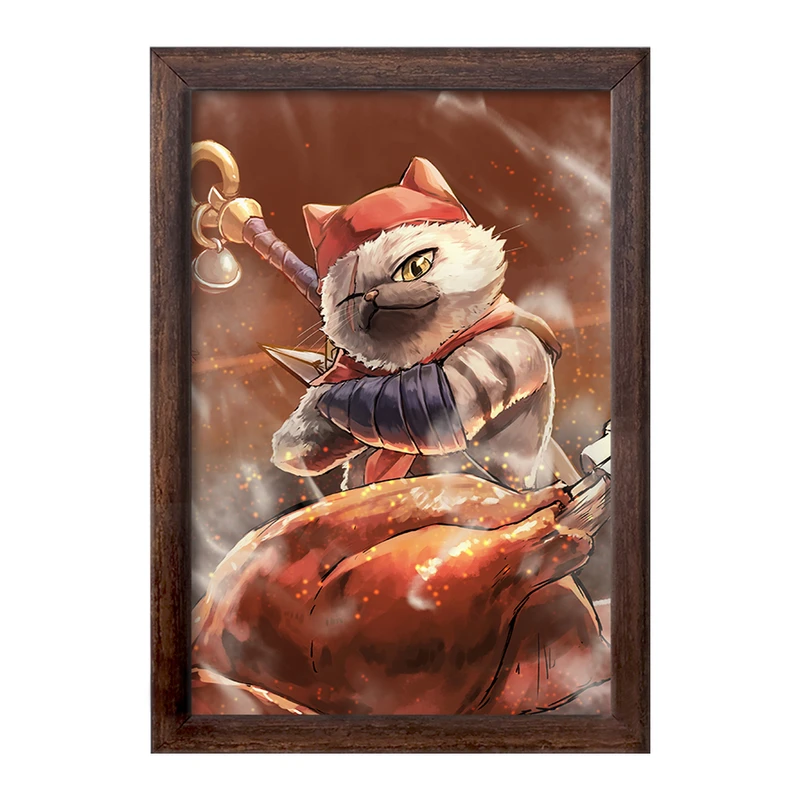 تابلو خندالو طرح بازی شکارچی هیولا (Monster Hunter) کد 33249