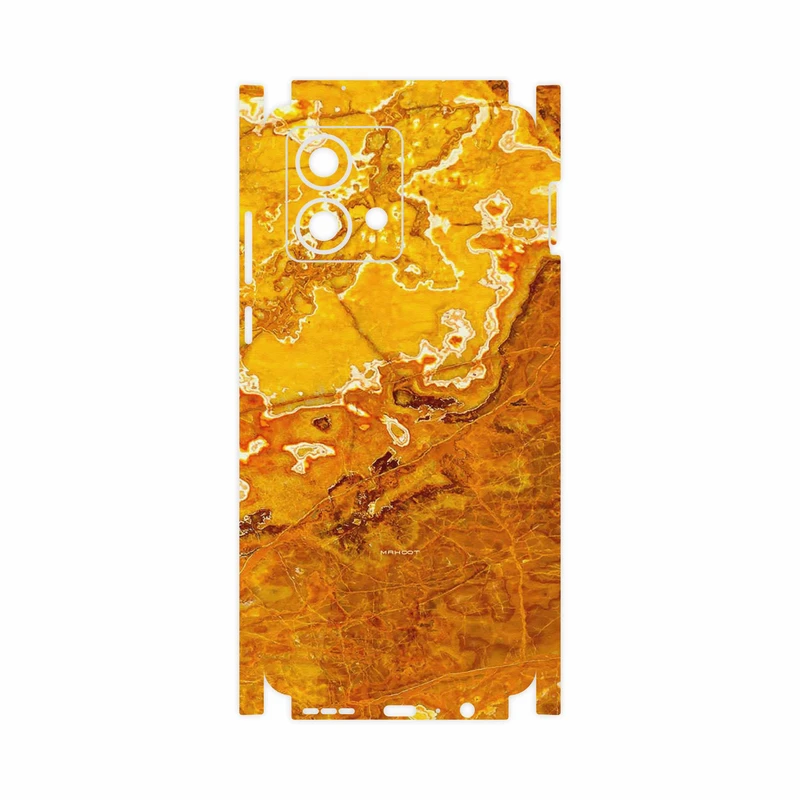 برچسب پوششی ماهوت مدل Gold Marble-FullSkin مناسب برای گوشی موبایل موتورولا Moto G84