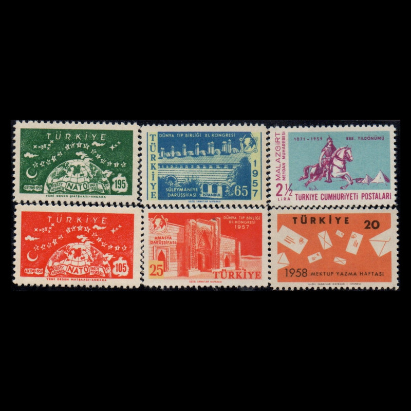 تمبر یادگاری مدل خارجی مجموعه 6 عددی