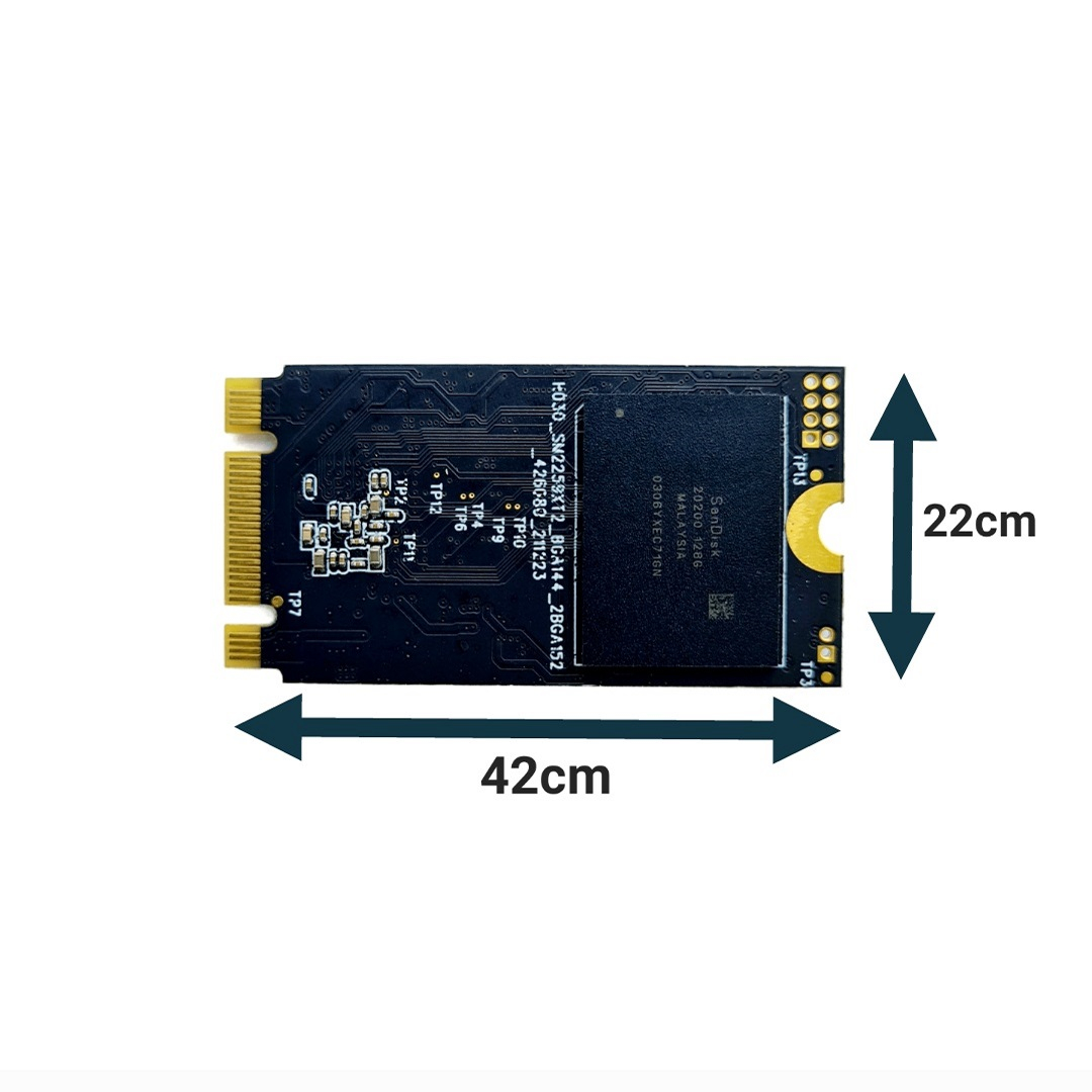 اس اس دی اینترنال مدل m.2 2242 SATA SSD 128GB GDEBEEN ظرفیت 128 گیگابایت
