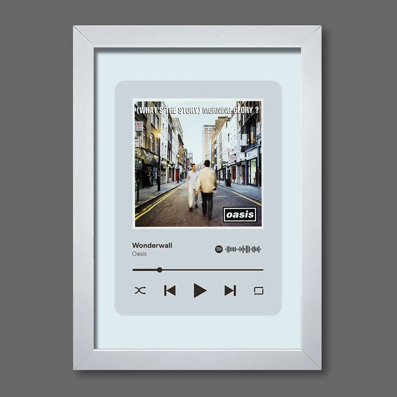 تابلو مدل موزیکال طرح Wonderwall by Oasis