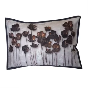 رو بالشی کانگرو مدل گل سه بعدی کد 5053