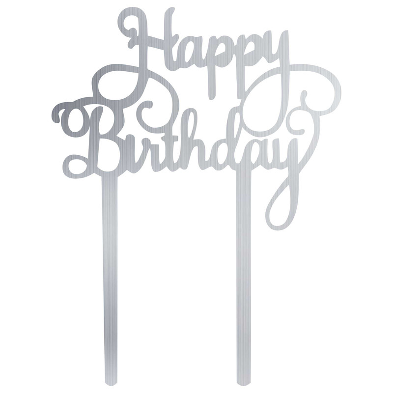 تاپر کیک مدل happy birthday