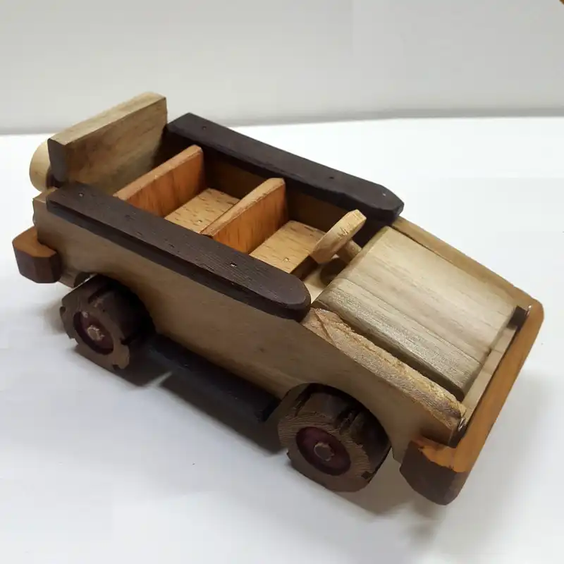 اسباب بازی چوبی طرح ماشین کلاسیک مدل AS 151