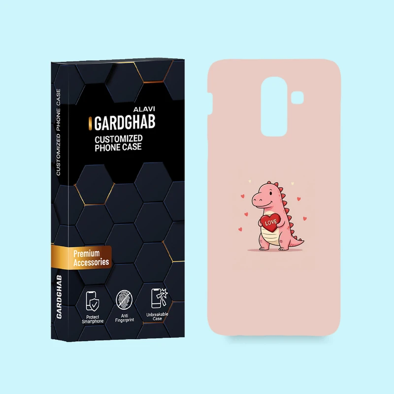 کاور گارد قاب علوی مدل عاشقانه مناسب برای گوشی موبایل سامسونگ Galaxy J8 2018 