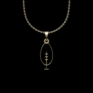 گردنبند طلا 18 عیار زنانه مدوپد مدل درخت کد L2-1-1027