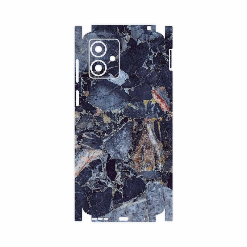 برچسب پوششی ماهوت مدل Broken black marble-FullSkin مناسب برای گوشی موبایل موتورولا Moto G14