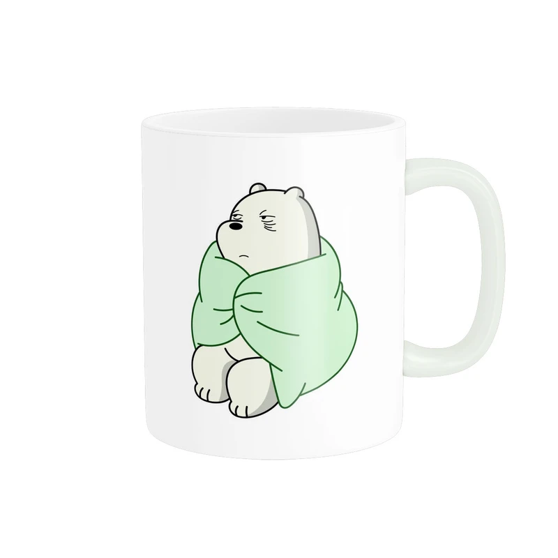 ماگ پاد آفرین مدل خرس بامزه فانتزی کد 2107