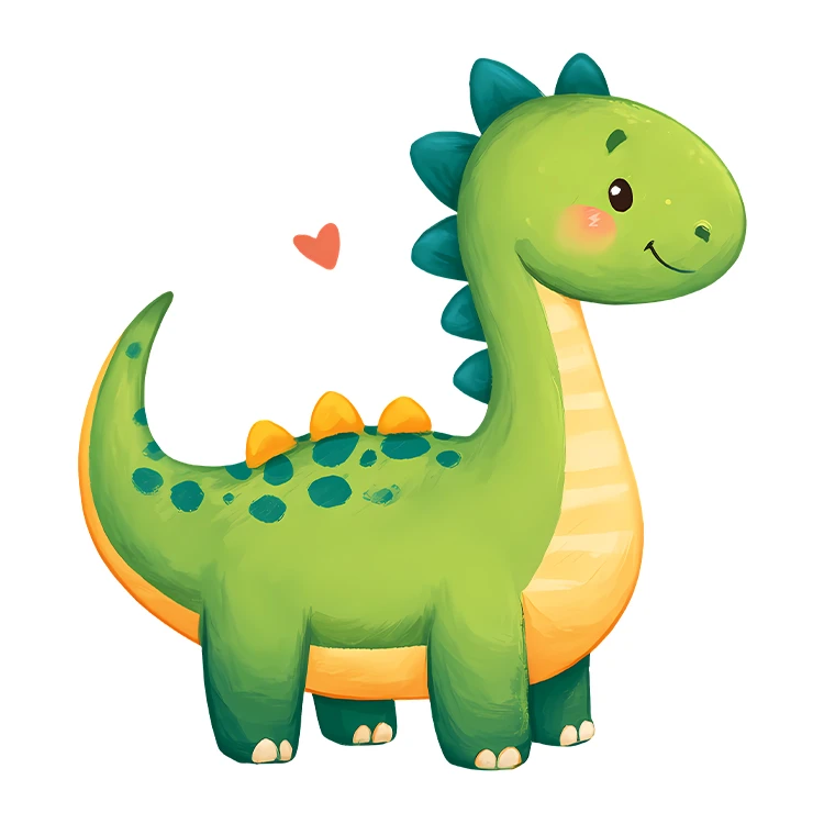 استیکر پارچه و لباس پاد آفرین مدل کارتونی دایناسور کد S5909