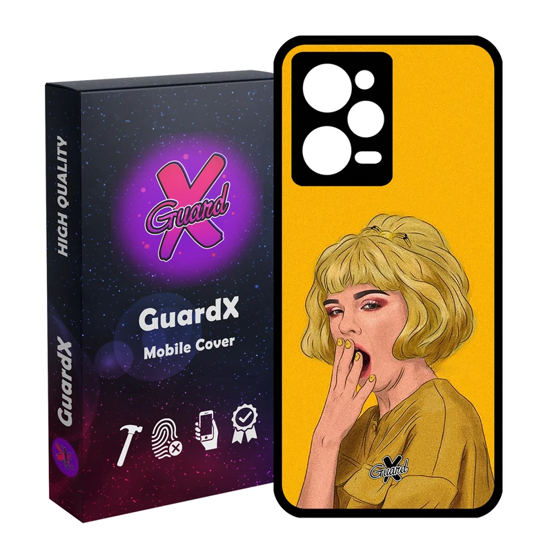 کاور گارد ایکس طرح Girl مدل Glass10311 مناسب برای گوشی موبایل شیائومی Redmi Note 12 Pro 5G/Poco X5 Pro 5G/Note 12 Pro Pro speed