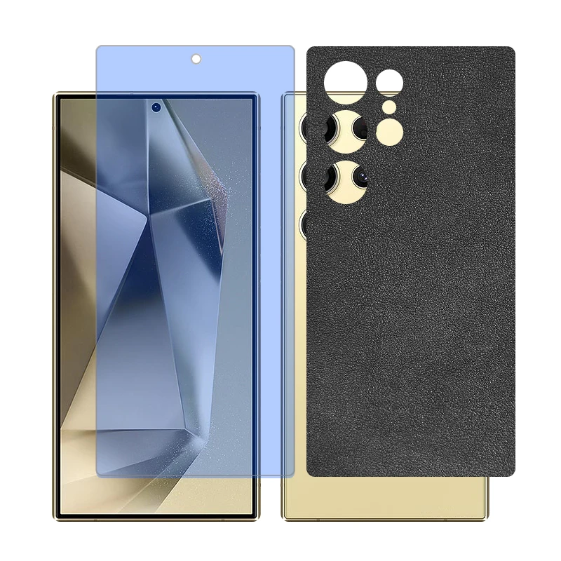 محافظ صفحه نمایش آنتی بلو گلس مدل Together مناسب برای گوشی موبایل سامسونگ Galaxy S23 Ultra به همراه برچسب پوششی