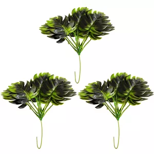 گل مصنوعی مدل بوته آکا برگ انجیر1 مجموعه 3 عددی