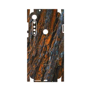 MAHOOT Wood Texture 6-FullSkin Cover Sticker for Motorola One Vision Plus