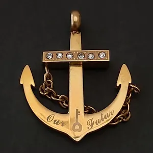 آویز گردنبند مدل لنگر کد M051