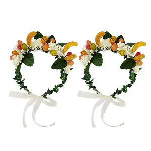 تاج مو دخترانه مدل میوه کد E بسته دو عددی