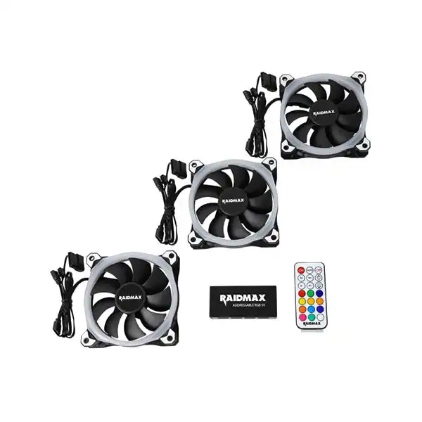 فن کیس ریدمکس مدل NV-R120FBR3 بسته سه عددی